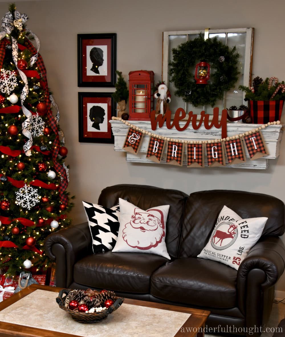 diy spray painted christmas pillows