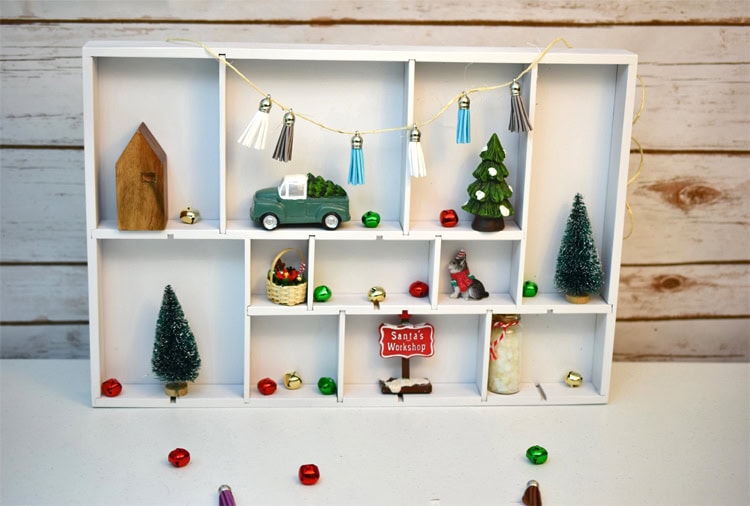 diy christmas display box