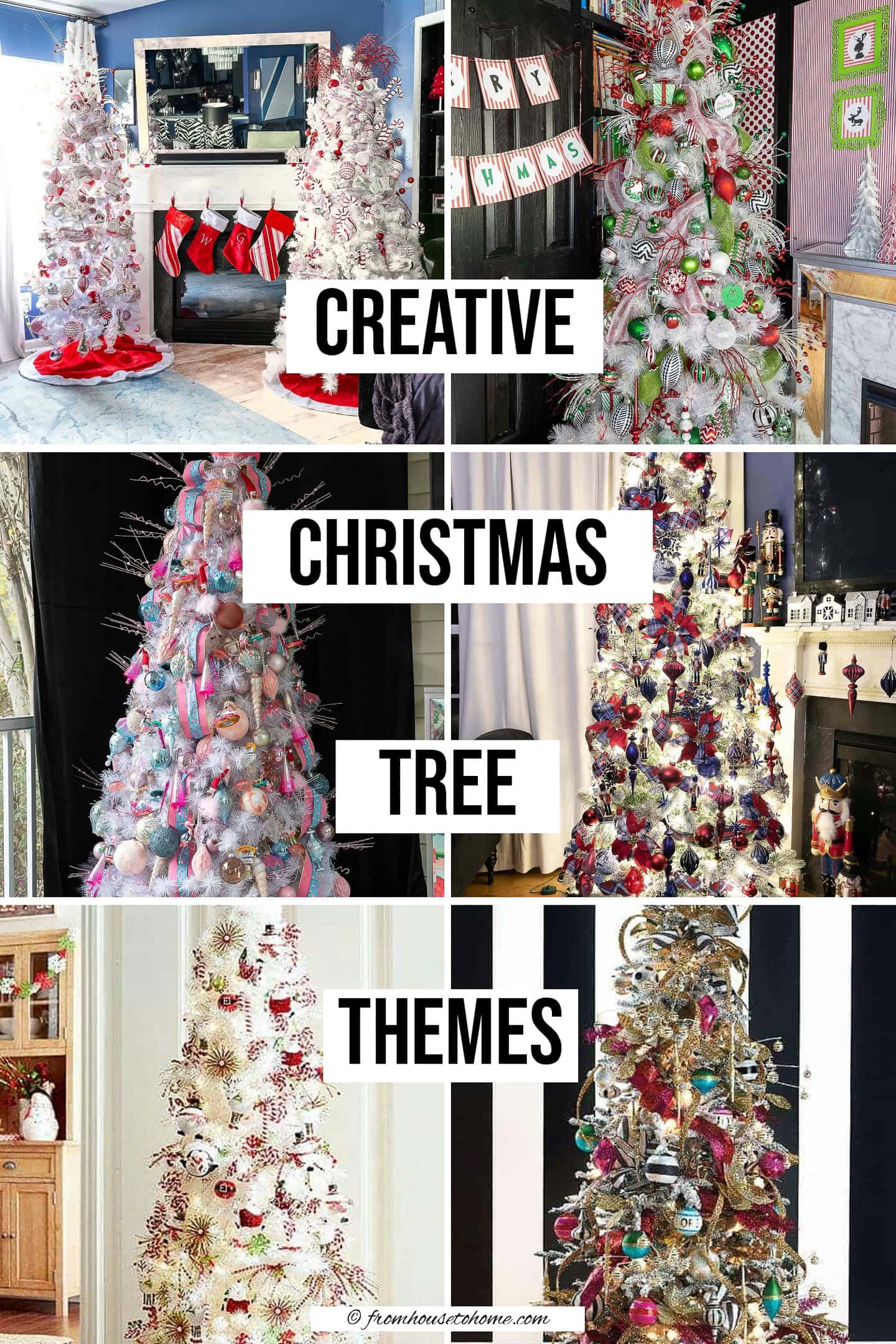 Creative Christmas tree themes