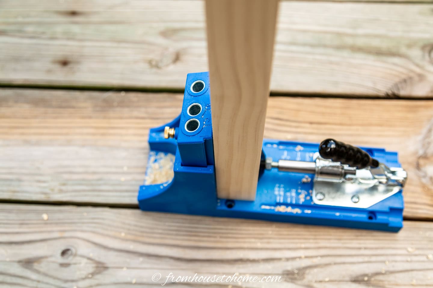 Close the Kregg Jig clamp