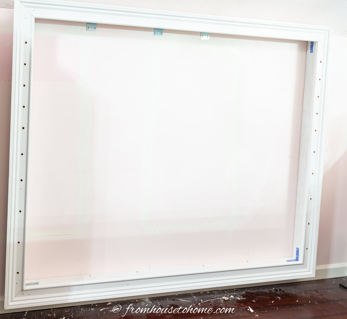 The installed frame