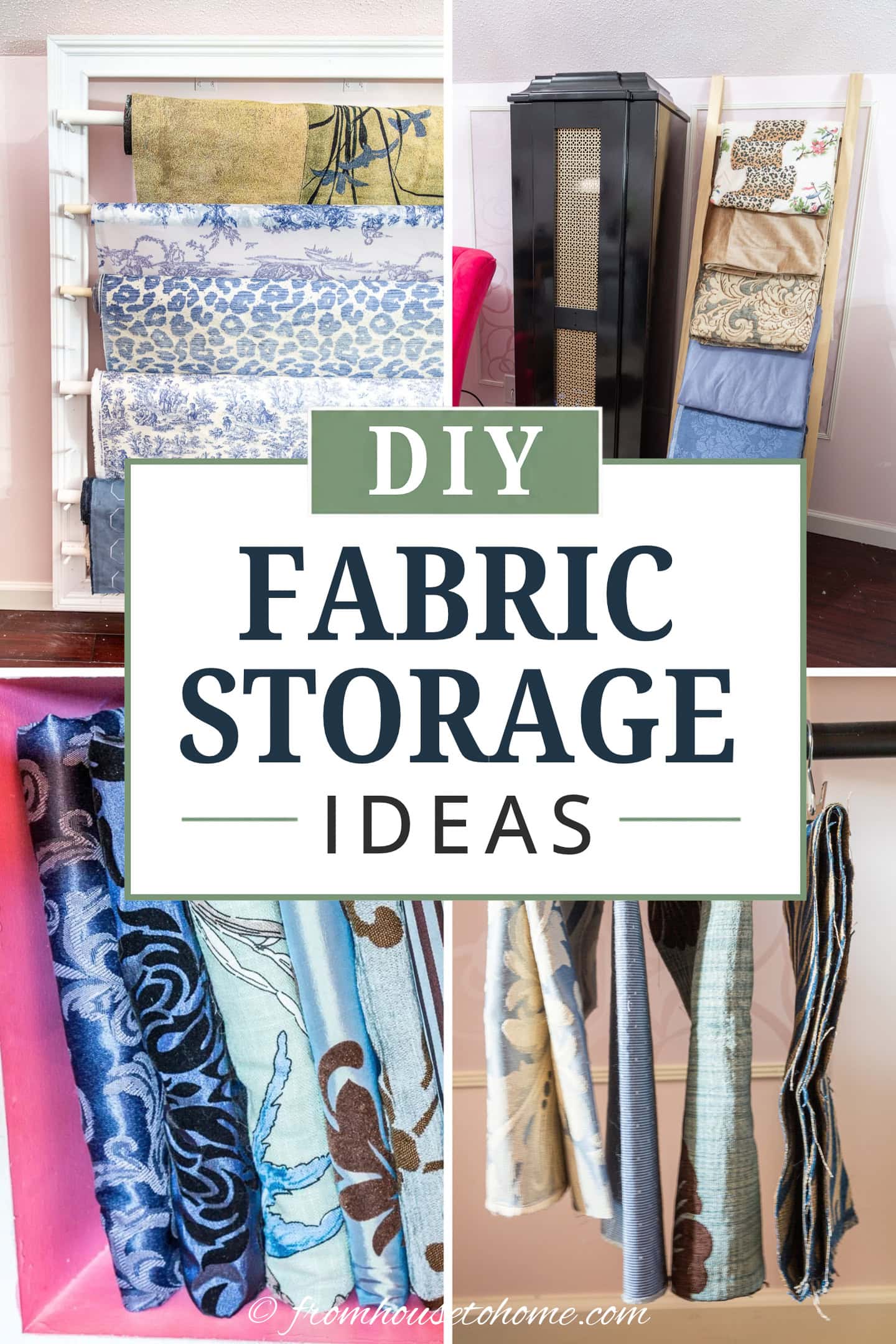 DIY Fabric storage ideas