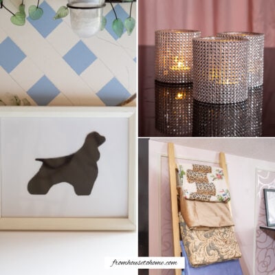 A collage of pictures illustrating DIY handmade Christmas gifts