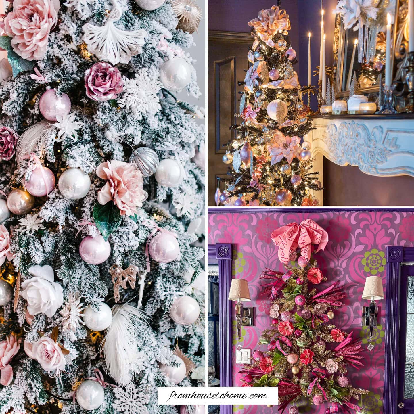 18 Pink Christmas Tree Ideas With Gorgeous Color Combinations